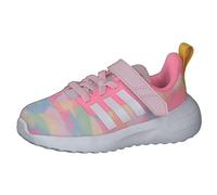 Adidas Unisex Baby Fortarun 2.0 Cloudfoam Sport Running Elastic Lace Top Strap Shoes, Clear pink/Cloud White/Bold Gold, 22 EU