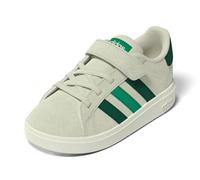 adidas Unisex Baby Grand Court 00s Shoes Infants, Wonder Alumina/Collegiate Green/Court Green, 21 EU