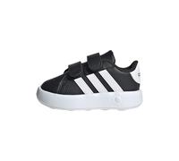 adidas Unisex Baby Grand Court 2.0 Shoes Kids, Black/White, 21 EU