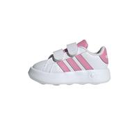 adidas Unisex Baby Grand Court 2.0 Shoes Kids Schuhe, FTWR White/Bliss pink/core Black