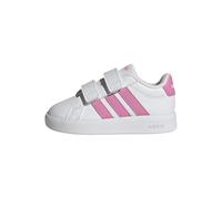 adidas Unisex Baby Grand Court 3.0 Shoes Infants, FTWR White/Bliss pink/Bliss pink, 24 EU