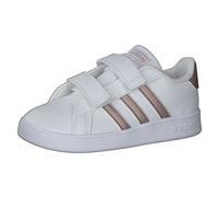 adidas Unisex Baby Grand Court Tennisschuh, Ftwwht Coppmt Glopnk, 21 EU