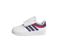 Adidas Unisex Baby Hoops 4.0 Shoes, FTWR White/Dark Blue/Better Scarlet, 23 1/2 EU