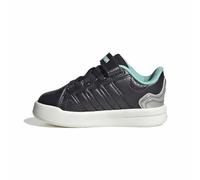 adidas Unisex Baby Lightorama Court Infants Shoes, Aurora Black/Flash Aqua/pink Fusion, 26 EU