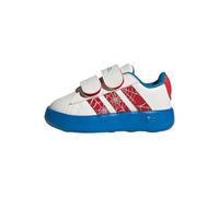adidas Unisex Baby Marvel Spider-Man Grand Court Shoes Infants, Cloud White/Pure Ruby/Bright Blue, 21 EU
