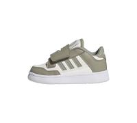 adidas Unisex Baby Rapid Court Infant Shoes, Silver Pebble/Cloud White/FTWR White, 24 EU