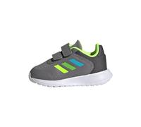 adidas Unisex Baby Tensaur Run Shoes Sneaker, Grey Three/Lucid Lime/Lucid Lemon, 19 EU