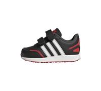 adidas Unisex Baby VS Switch 3 Lifestyle Running Hook and Loop Strap Shoes Sneaker, core Black/FTWR White/Vivid red, 23.5 EU