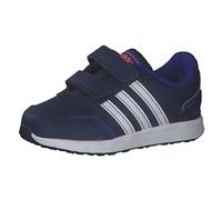 adidas Unisex Baby VS Switch 3 Lifestyle Running Hook and Loop Strap Shoes, dark blue/Cloud white/lucid blue, 23 1/2 EU