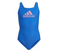 adidas Mädchen Yg Bos Suit Swim Briefs, Glory Blue/Bliss Pink, 128 EU