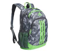 adidas Unisex Back to School Creator Rucksack für Jungen und Mädchen Rucksacktasche, Essential Camo Grey/Lucid Lime Green/Onix Grey, One Size