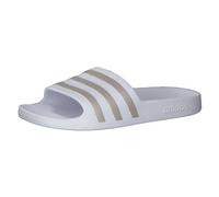 adidas Unisex Badeschlappen ADILETTE AQUA EF1730 43 Ftwr White/Platin Met./Ftwr White