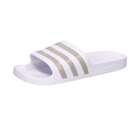 adidas Unisex Adilette Aqua Slides, Cloud White / Platinum / Cloud White, 46 EU