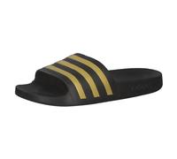 adidas Aqua Adilette Badelatschen EG1758 - core black/gold met./core black 48.5