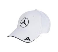 adidas Unisex Mercedes - AMG Petronas Formula ONE Team Driver Cap, White/Black, XS