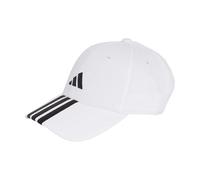 adidas Unisex Bball 3S New Logo Hat, White/Black, XS-S