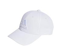 adidas Unisex Big Tonal Logo Baseball Cap, White, S