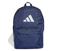 adidas Classic 3BARS Backpack, Unisex Rucksack, Dark Blue/White, 27.4 L - IS7049