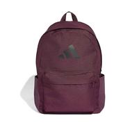 adidas Unisex Classic 3Bars Backpack, maroon/black, One Size