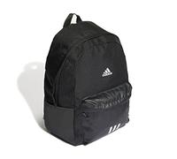 adidas Unisex Classic Badge of Sport 3-Stripes Backpack, Black/White, One size