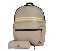 adidas Classic Horizontal 3-Stripes Backpack IZ1896, Unisex backpacks, Brown, One size EU