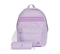 adidas Classic 3-Streifen Horizontal Rucksack JZ3322 - powder plum/preloved purple/preloved purple