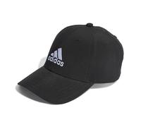 Adidas Unisex Embroidered Logo Lightweight Baseball Cap, Black/White, M