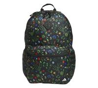 adidas Unisex-Erwachsene 977983 Classic 3S III Rucksack, Meadow Floral Black/Black/White/5.0, One Size, Klassischer Rucksack mit 3 Streifen, für Damen und Herren, Tasche mit Laptophülle