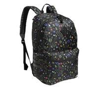 adidas Unisex-Erwachsene 977983 Classic 3S III Rucksack, Meadow Floral Black/Black/White/5.0, One Size, Klassischer Rucksack mit 3 Streifen, für Damen und Herren, Tasche mit Laptophülle