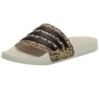adidas Unisex-Erwachsene Adilette Shower Slides, Off White/Black/Magic Beige, 15 Damen/14 Herren