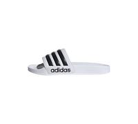 adidas Unisex - Erwachsene Shower Slide Sandal, Core Black/White, 10 US Men, Weiß/Kern schwarz/weiß, 11 Women/10