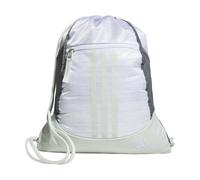 adidas Unisex-Erwachsene Alliance (12l) Lightweight Athletic Small Drawstring Team Sports Workout Bag Sackpack-Tasche, Zweifarbiger weiß-klarer Onix/Leinen-Grün, Einheitsgröße