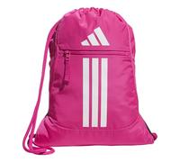 adidas Unisex-Erwachsene Alliance Sackpack, Kordelzug-Rucksack, leicht, klein, Turnbeutel für Damen, Fußball-Rucksack, Team Shock Pink 2/White, One Size, Alliance Rucksack mit Kordelzug, leicht, klein
