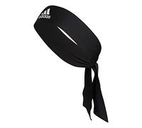 adidas Unisex-Erwachsene Alphaskin Tie Stirnband, schwarz/weiß, Einheitsgröße