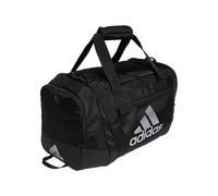 adidas Unisex Erwachsene Defender 4 Small Duffel Bag, Schwarz/Silber Metallic, Small (38 L), Defender 4 Kleine Seesack