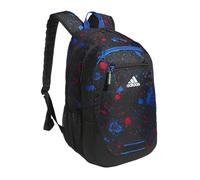 adidas Unisex-Erwachsene Foundation Backpack for Laptop, Large Durable Athletic Gym Bag Rucksacktasche, Splatter Black/Bright Royal Blue, Einheitsgröße