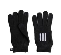 Essentials 3-Streifen Handschuhe Black / White L