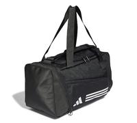 adidas Unisex Essentials 3-Stripes Duffel Bag, Black/White, XS