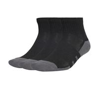 3er Pack adidas Essentials Climacool Quarter Socken JC6453 - black/grey six 43-45