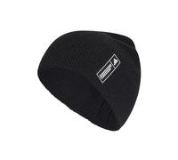 adidas Unisex Essentials Label Beanie Hat, Black/White, M-L