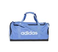 adidas Unisex Essentials Linear Duffel Bag, Blue Fusion/Black/White, M