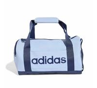 adidas Unisex Essentials Linear Duffel Bag Duffel_Bag, Glow Blue/Dark Blue, One Size