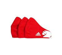 Adidas Gesichtsbedeckung Face Cover 3er-Pack nicht medizinisch Rot M/L