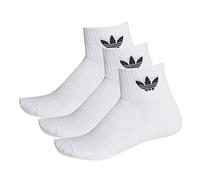 adidas Originals Mid Ankle Socken Weiss Schwarz - FT8529 XL