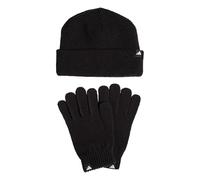 Set aus Handschuhen und Mütze Black / White Erwachsene (L/XL)