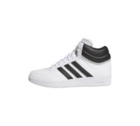 adidas Unisex Hoops 4.0 MID Shoes, Cloud White/Core Black/Grey Two, 41 1/3 EU