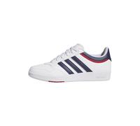 adidas Unisex Hoops 4.0 Shoes, Cloud White/Dark Blue/Team Power Red 2, 39 1/3 EU