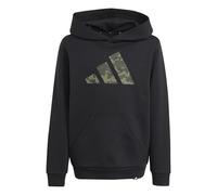 Kapuzensweatshirt ADIDAS SPORTSWEAR "J CAMO HD", Kinder, Gr. 164, schwarz, Obermaterial: 70% Baumwolle, 30% Polyester, sportlich, Sweatshirts (12178701-164) schwarz