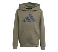 Kapuzensweatshirt ADIDAS SPORTSWEAR "J CAMO HD", Kinder, Gr. 164, grün (olive strata), Obermaterial: 70% Baumwolle, 30% Polyester, sportlich, Sweatshirts (15801864-164) olive strata