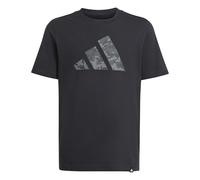 adidas Unisex Kinder T‑Shirt CAMO Graphic – Schwarz/Camo – 9–10 Jahre